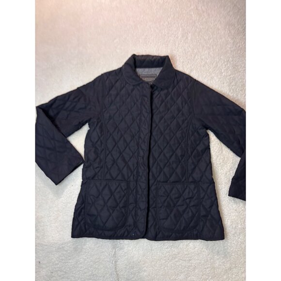 Van Heusen Womens Quilted Jacket Size M Black - Picture 3 of 14